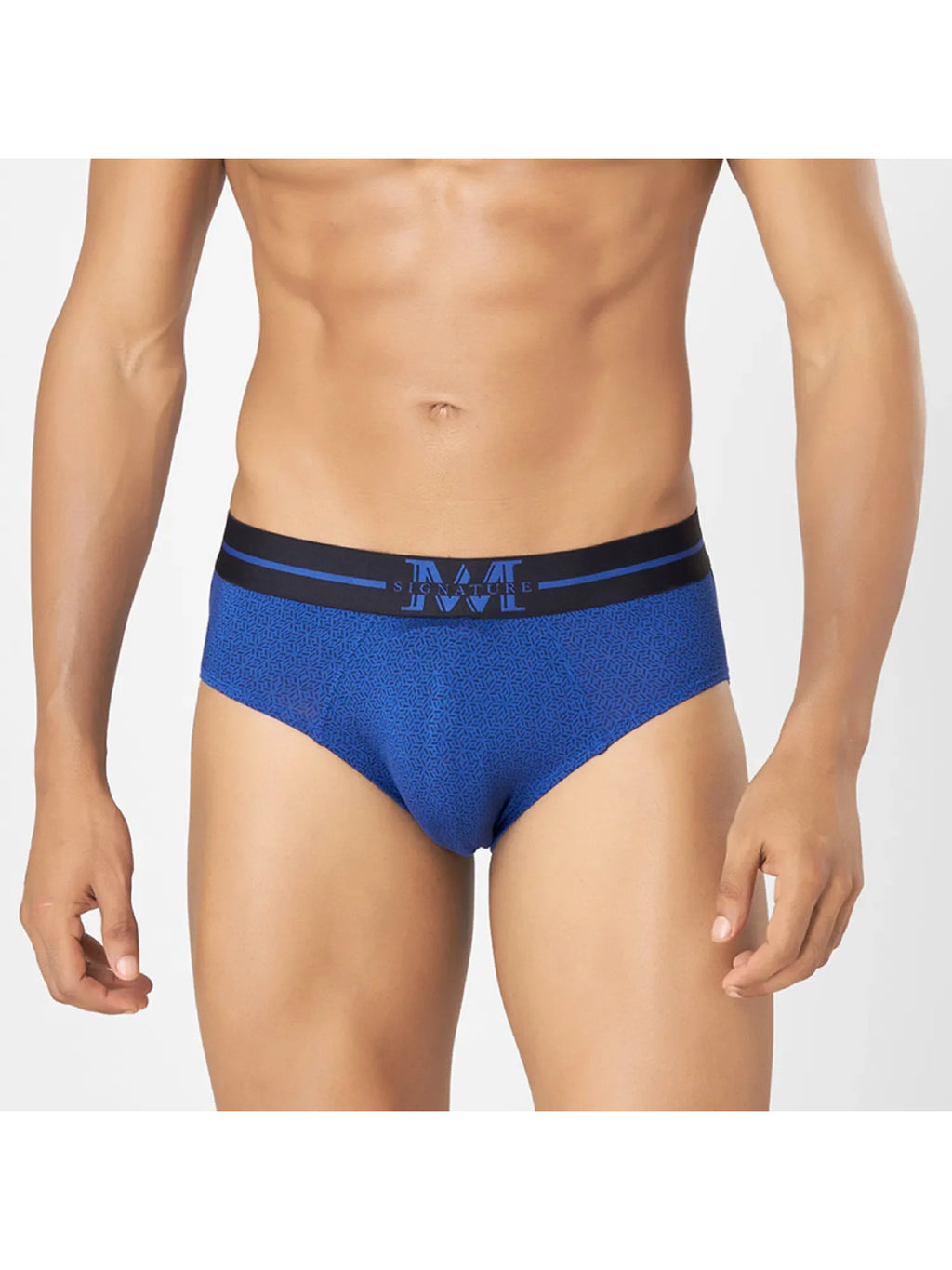 Men's Printed Briefs in Modal & Spandex Blend with  Stretch Fit Cool Touch and Ultra Soft Waistband | MMS8521