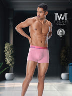 Men's Solid Trunks in Cotton Polyester Blend with Stretch Fit, Cool Touch and  Ultra Soft Waistband | MMS8222