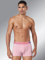 Men's Solid Trunks in Cotton Polyester Blend with Stretch Fit, Cool Touch and  Ultra Soft Waistband | MMS8222