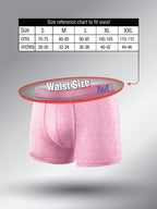 Men's Solid Trunks in Cotton Polyester Blend with Stretch Fit, Cool Touch and  Ultra Soft Waistband | MMS8222