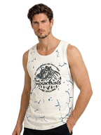 Macroman M- Series Tank Top for Men | Cotton Rich Printed Mens Gym Vest | Breathable Summerwear | Casual, Beach & Outdoor Wear (MS941)