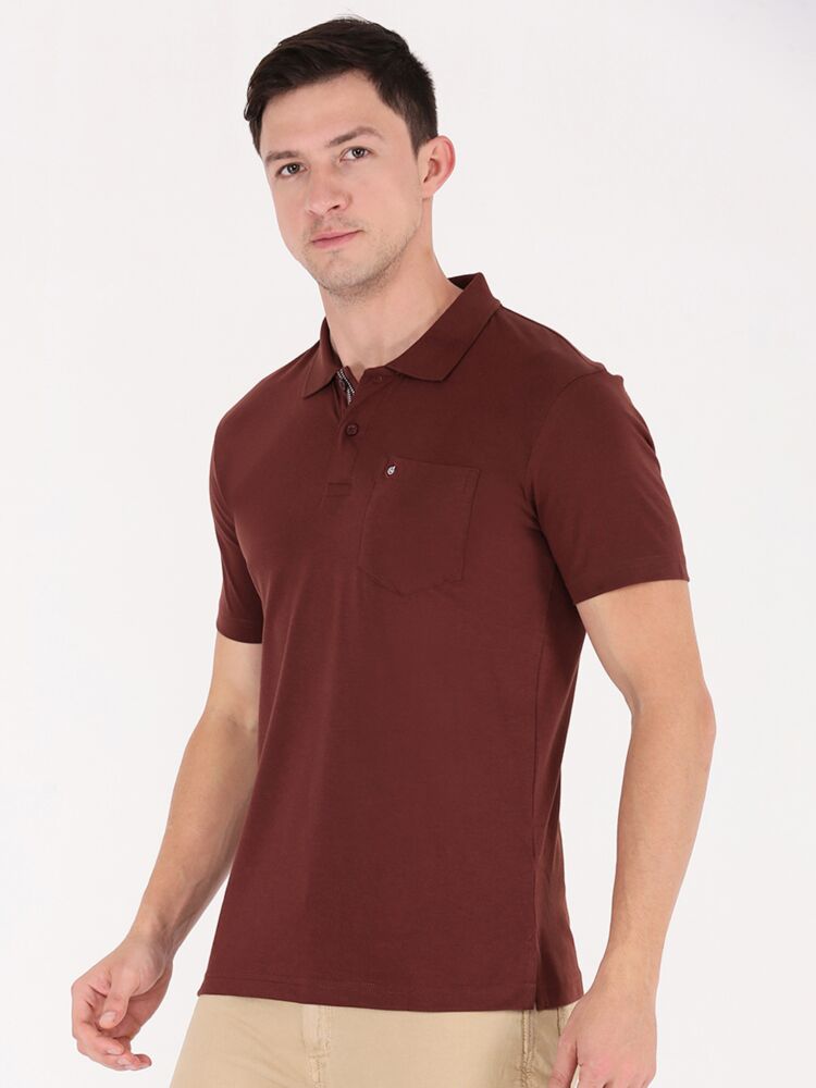 Macroman M-Series Men’s Smartz Basics Polo T-Shirt in Cotton Rich Single Jersey Fabric, Half Sleeve Style | M9009HS