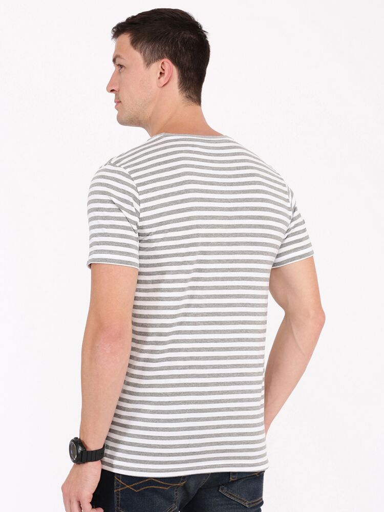 Grey Melange/Off White