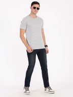 Grey Melange/Off White
