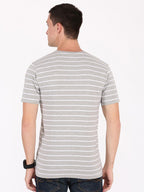 Grey Melange/White