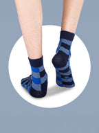 Socks Sutra by Macroman M-Series Men’s Ankle Length Socks (Pack of 3) | Cotton Spandex, Comfortable & Breathable | MM3003