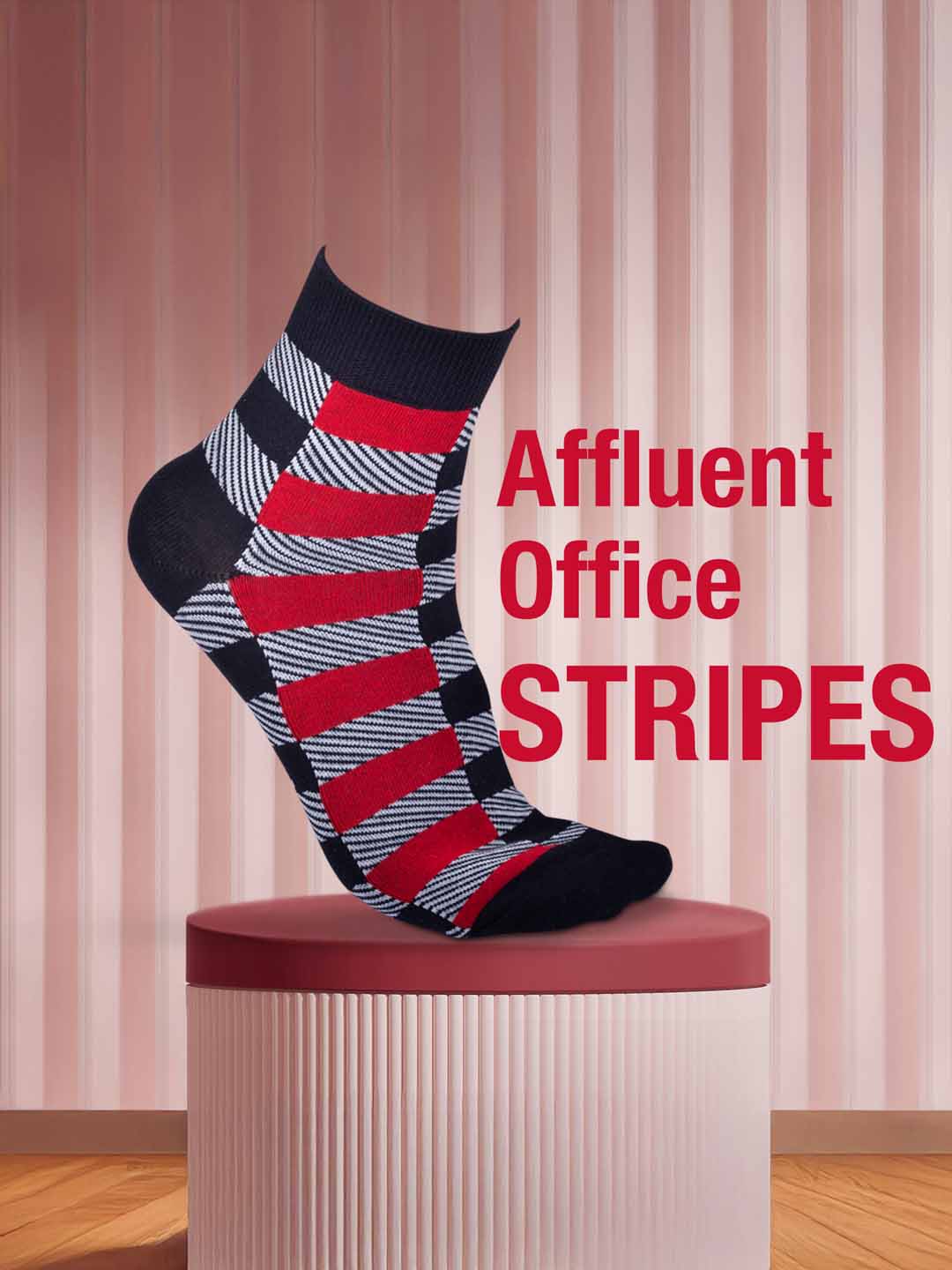 Socks Sutra by Macroman M-Series Men’s Ankle Length Socks (Pack of 3) | Cotton Spandex, Comfortable & Breathable | MM3003