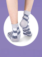 Socks Sutra by Macroman M-Series Men’s Ankle Length Socks (Pack of 3) | Cotton Spandex, Comfortable & Breathable | MM3005