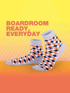 Socks Sutra by Macroman M-Series Men’s Ankle Length Socks (Pack of 3) | Cotton Spandex, Comfortable & Breathable | MM3006