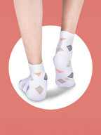 Socks Sutra by Macroman M-Series Men’s Ankle Length Socks (Pack of 3) | Cotton Spandex, Comfortable & Breathable | MM3007