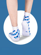 Socks Sutra by Macroman M-Series Men’s Ankle Length Socks (Pack of 3) | Cotton Spandex, Comfortable & Breathable | MM3008