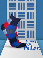 Socks Sutra by Macroman M-Series Men’s Ankle Length Socks (Pack of 3) | Cotton Spandex, Comfortable & Breathable | MM3008