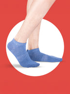 Socks Sutra by Macroman M-Series Men’s No-Show Footie Socks (Pack of 5) | Cotton Spandex, Anti-Slip & Odor-Control | MM3015