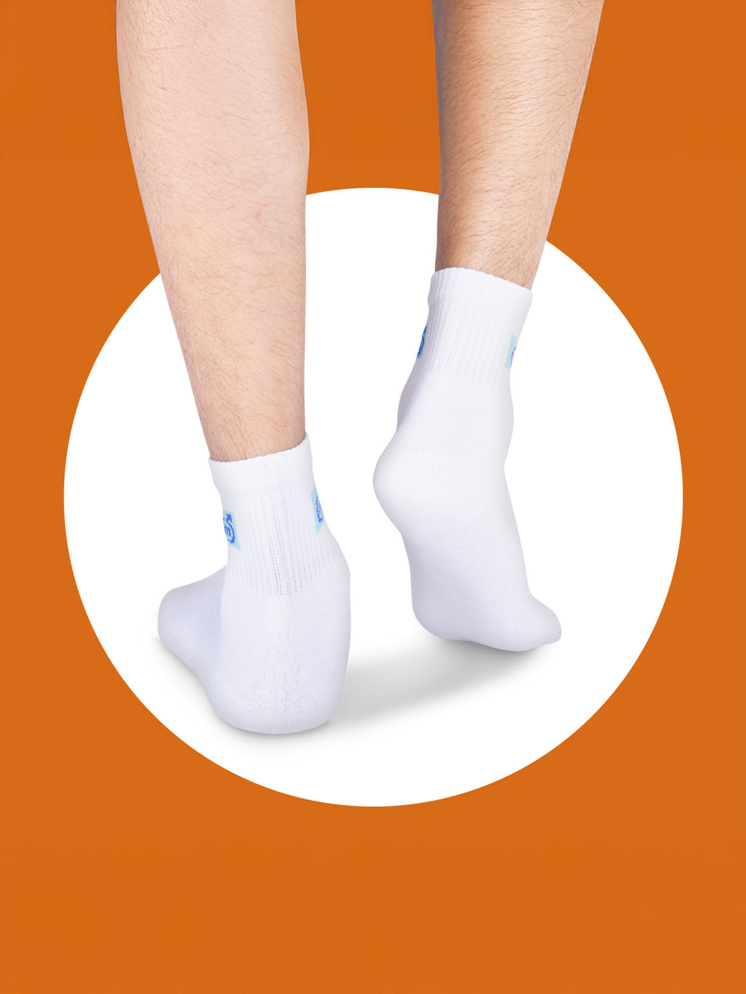 Socks Sutra Men’s Ankle Length Sports Socks (Pack of 3) | Cotton Spandex, Sweat-Wicking & Comfortable | MM3017