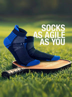 Socks Sutra by Macroman M-Series Men’s Ankle Length Sports Socks (Pack of 3) | Cotton Spandex, Sweat-Wicking & Comfortable | MM3019