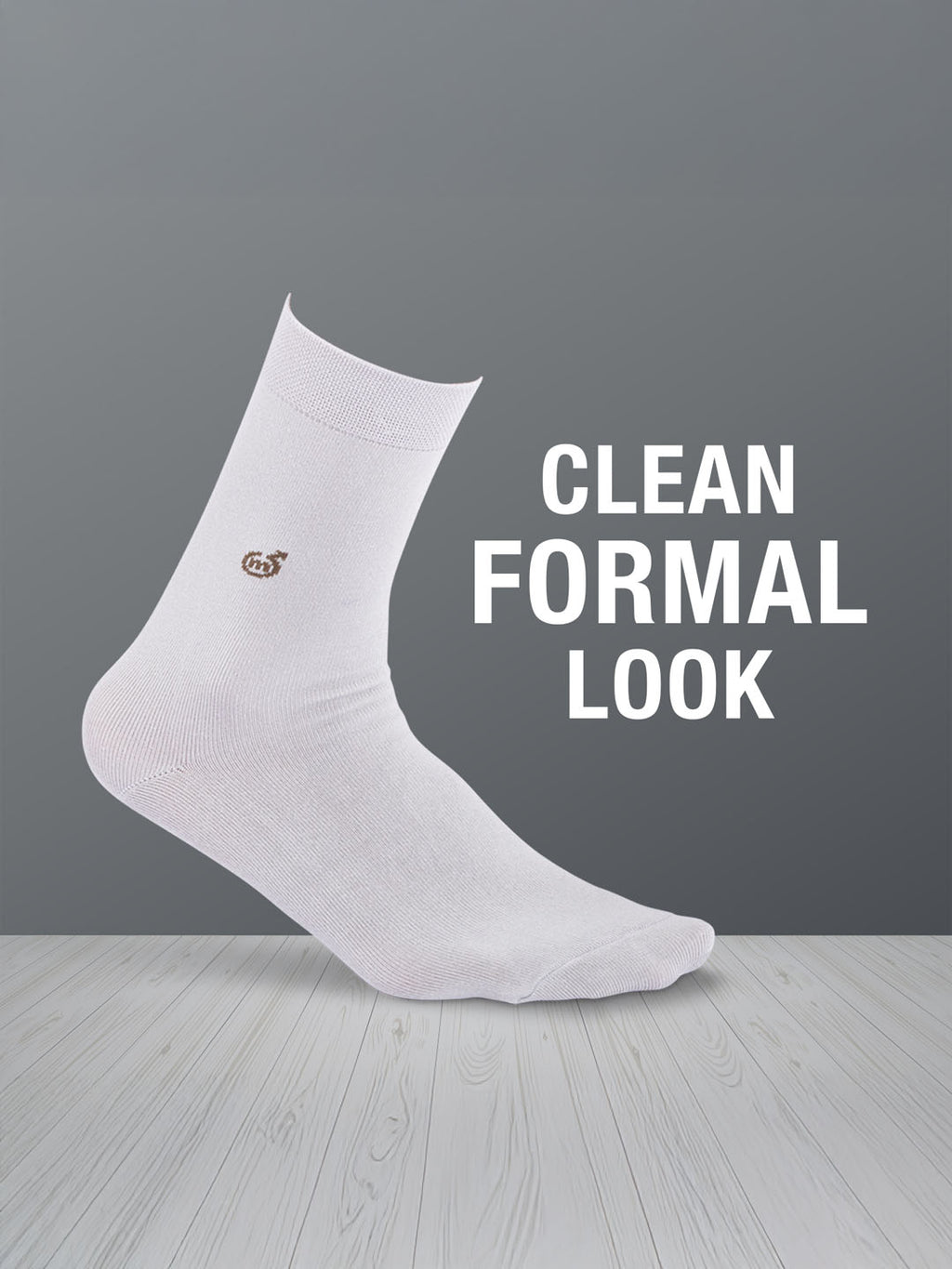 Socks Sutra Men’s Crew/Calf Length Socks (Pack of 3) | Cotton Spandex, Stretch-Fit, Reinforced Heel & Toe | MM3022