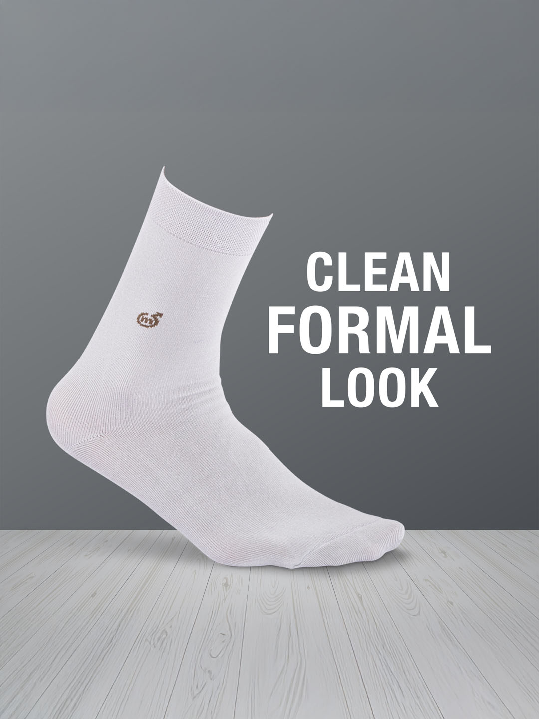 Socks Sutra Men’s Crew/Calf Length Socks (Pack of 3) | Cotton Spandex, Stretch-Fit, Reinforced Heel & Toe | MM3022