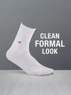 Socks Sutra Men’s Crew/Calf Length Socks (Pack of 3) | Cotton Spandex, Stretch-Fit, Reinforced Heel & Toe | MM3022
