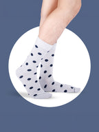 Socks Sutra Men’s Crew/Calf Length Socks (Pack of 3) | Cotton Spandex, Stretch-Fit, Reinforced Heel & Toe | MM3029