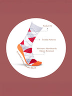 Socks Sutra by Macroman M-Series Men’s Crew/Calf Length Socks (Pack of 3) | Cotton Spandex, Stretch-Fit, Reinforced Heel & Toe | MM3032