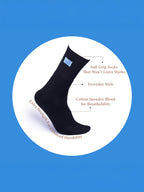 Socks Sutra Men’s Sports Crew/Calf Length Socks (Pack of 3) | Terry Cushion Cotton Spandex, Cushioned & Moisture-Wicking | MM3036