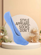 Socks Sutra Unisex No-Show Footlet Socks (Pack of 5) | Cotton Spandex, Low-Cut & Anti-Slip | MM3039