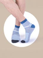 Socks Sutra by Macroman M-Series Men’s Ankle Length Socks (Pack of 3) | Cotton Spandex, Comfortable & Breathable | MM3001