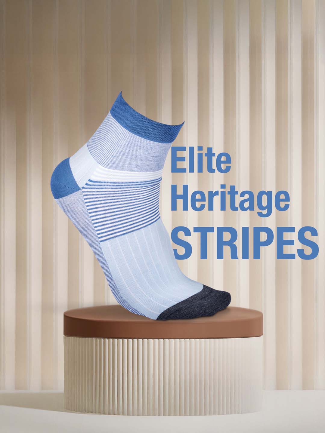Socks Sutra by Macroman M-Series Men’s Ankle Length Socks (Pack of 3) | Cotton Spandex, Comfortable & Breathable | MM3001