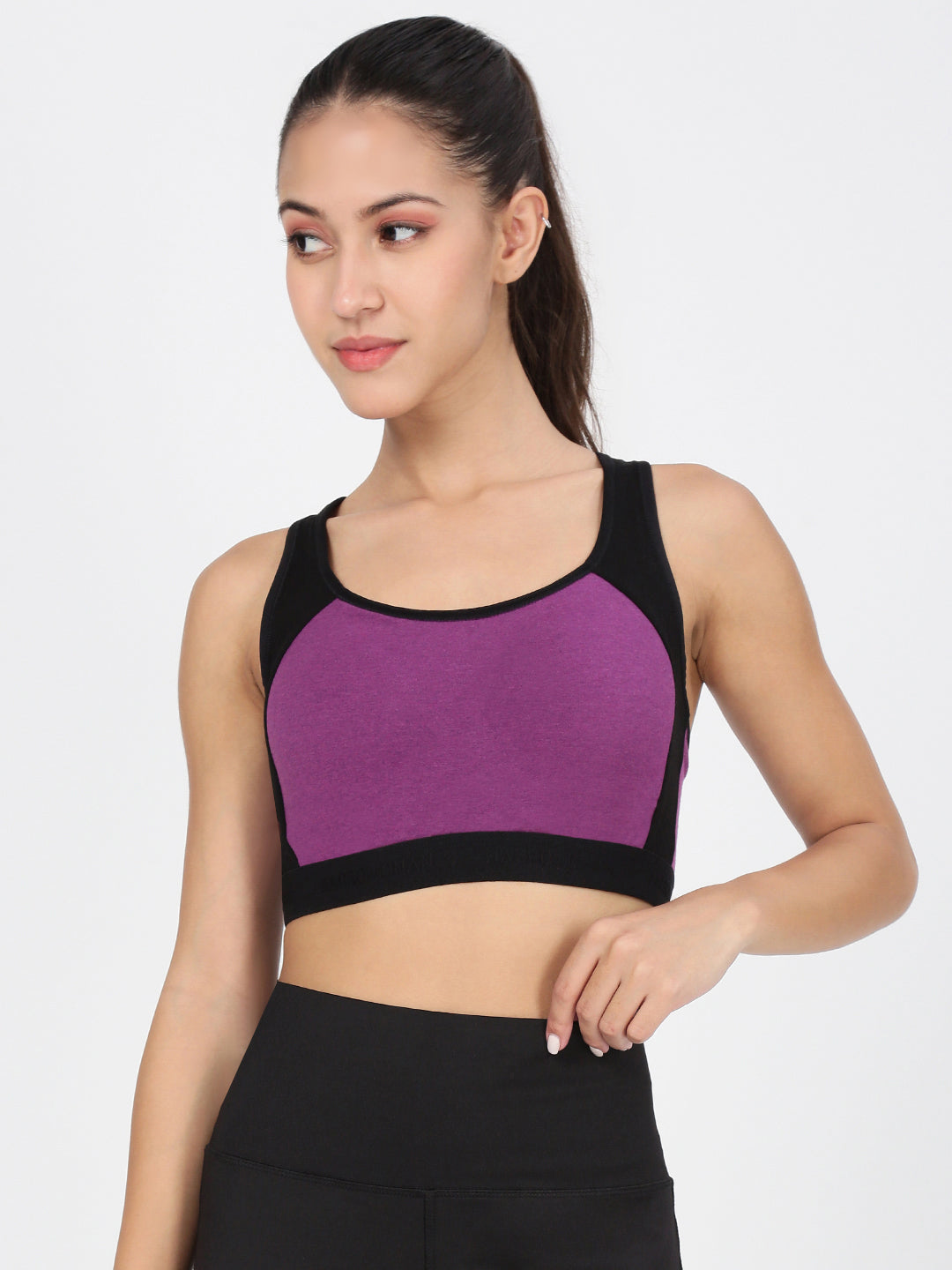 Black / Purple Melange