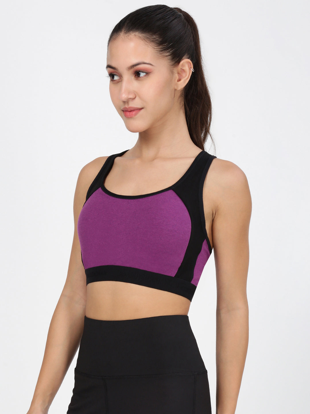 Black / Purple Melange