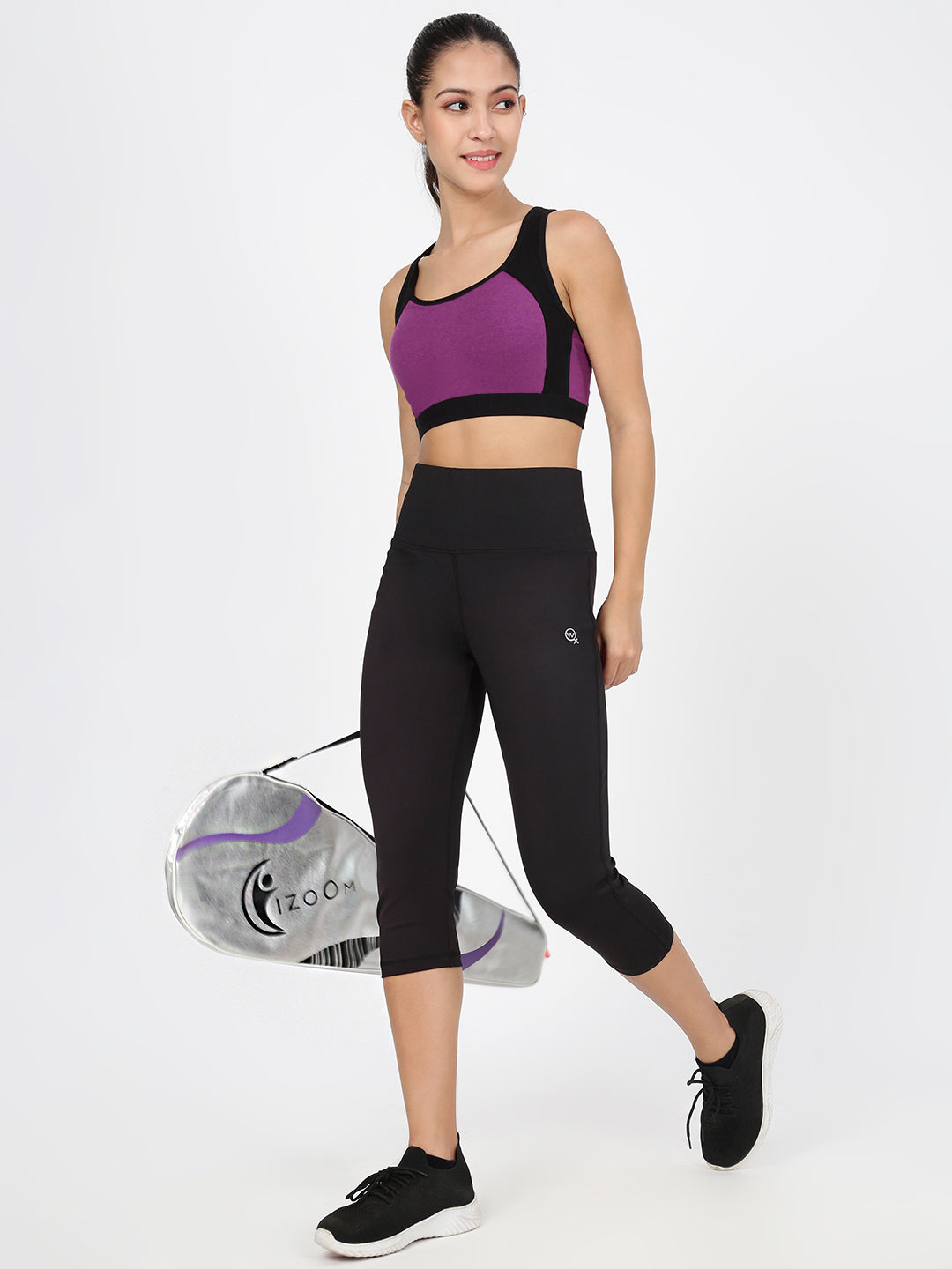 Black / Purple Melange