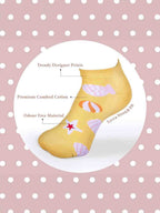 Socks Sutra by Macrowoman W-Series Women’s Casual Ankle Length Socks (Pack of 5) | Cotton Spandex, Reinforced Heel & Toe | MW3101