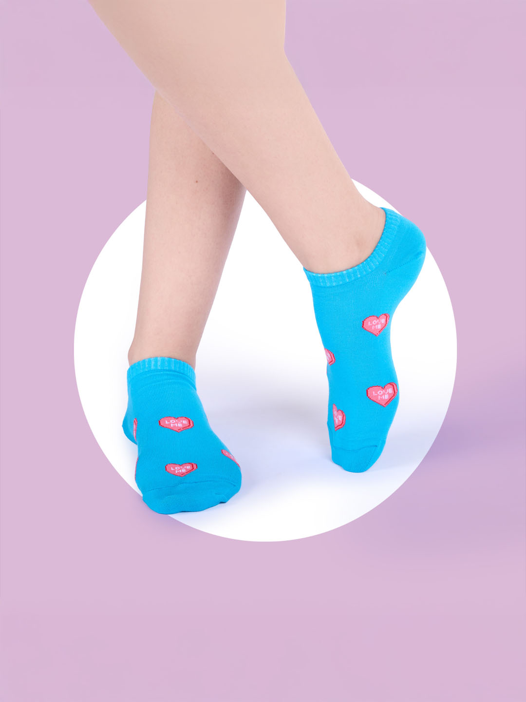 Socks Sutra by Macrowoman W-Series Women’s Casual Ankle Length Socks (Pack of 5) | Cotton Spandex, Reinforced Heel & Toe | MW3102