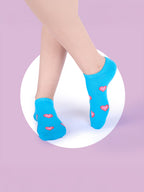 Socks Sutra by Macrowoman W-Series Women’s Casual Ankle Length Socks (Pack of 5) | Cotton Spandex, Reinforced Heel & Toe | MW3102