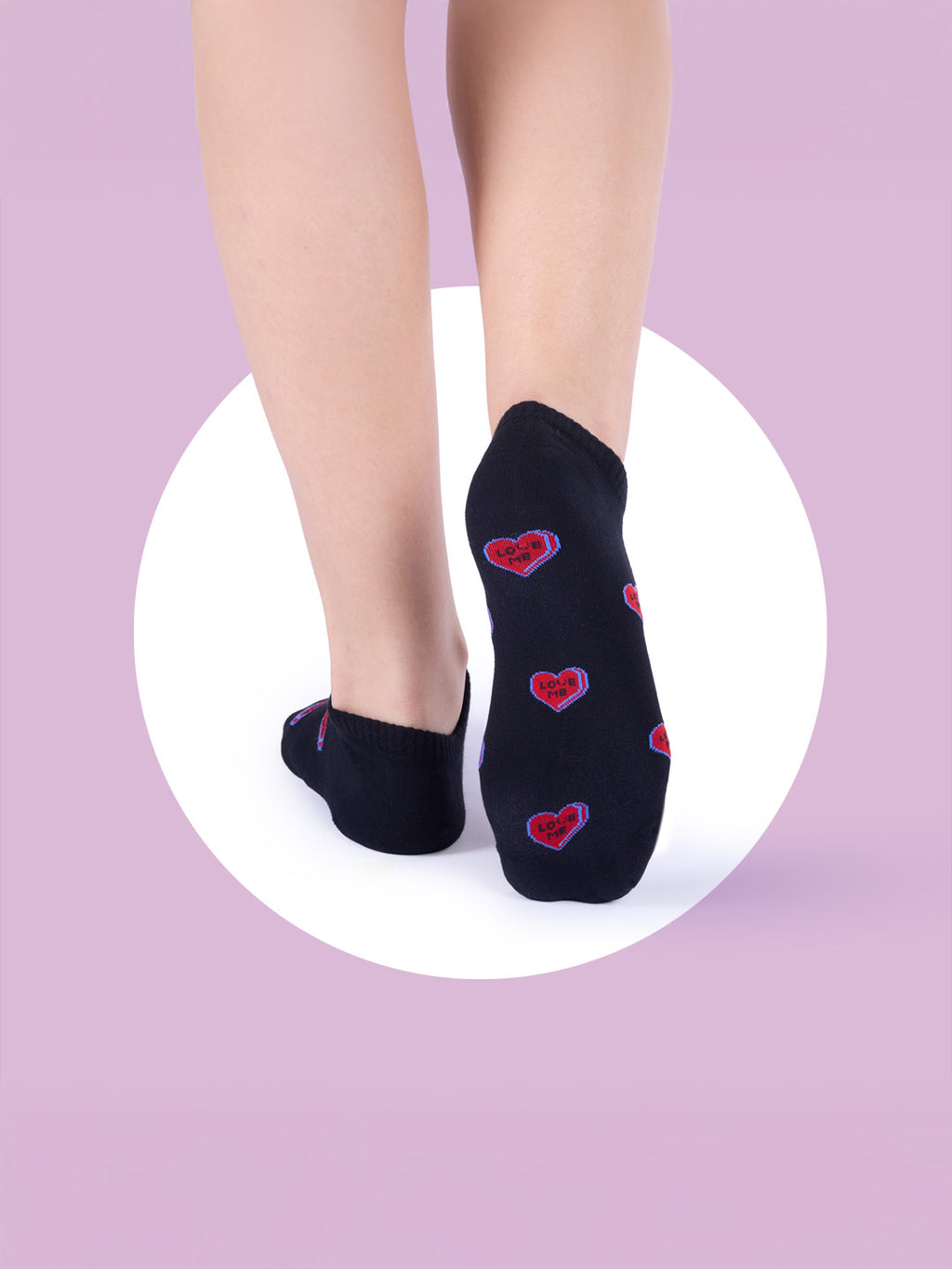 Socks Sutra by Macrowoman W-Series Women’s Casual Ankle Length Socks (Pack of 5) | Cotton Spandex, Reinforced Heel & Toe | MW3102