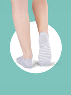 Socks Sutra by Macrowoman W-Series Women’s Casual Ankle Length Socks (Pack of 5) | Cotton Spandex, Reinforced Heel & Toe | MW3103