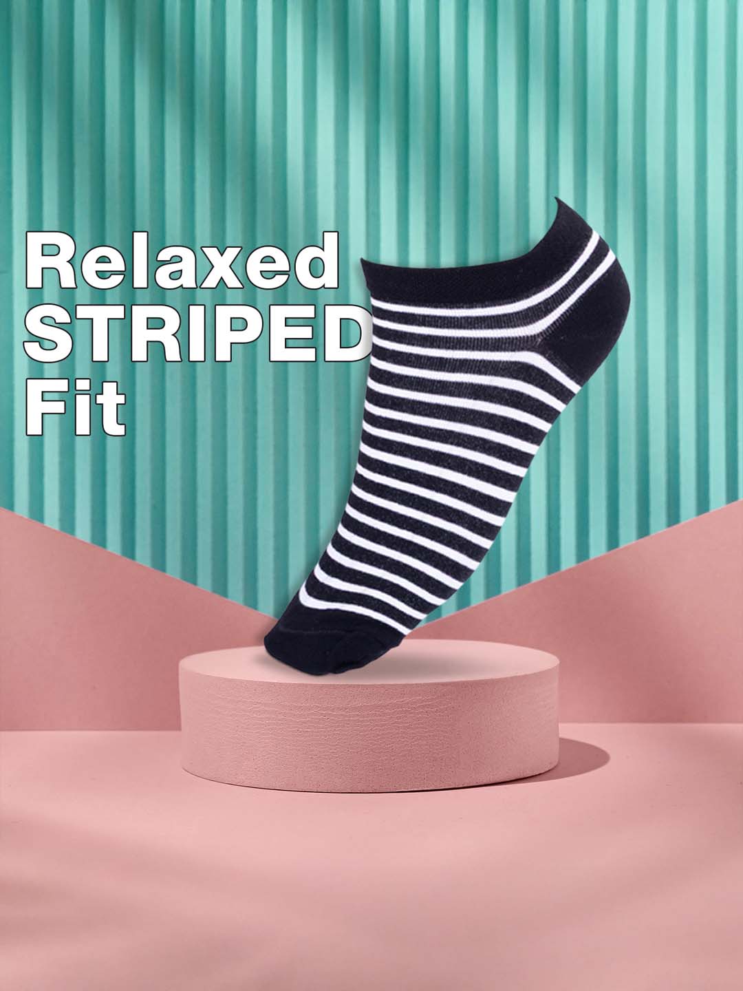 Socks Sutra by Macrowoman W-Series Women’s Casual Ankle Length Socks (Pack of 5) | Cotton Spandex, Reinforced Heel & Toe | MW3103