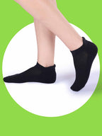 Socks Sutra by Macrowoman W-Series Women’s Sports Ankle Length Socks (Pack of 3) | Cotton Spandex Terry, Cushioned & Breathable
