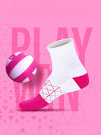 Socks Sutra by Macrowoman W-Series Women’s Sports Ankle Length Socks (Pack of 3) | Cotton Spandex Terry, Cushioned & Breathable  | MW3107
