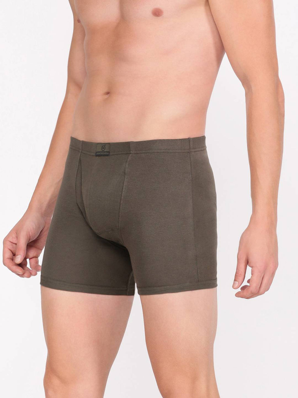 Compact Cotton Rib Solid Boxer Brief With Soft Inner Waistband And Neo Fresh Finish