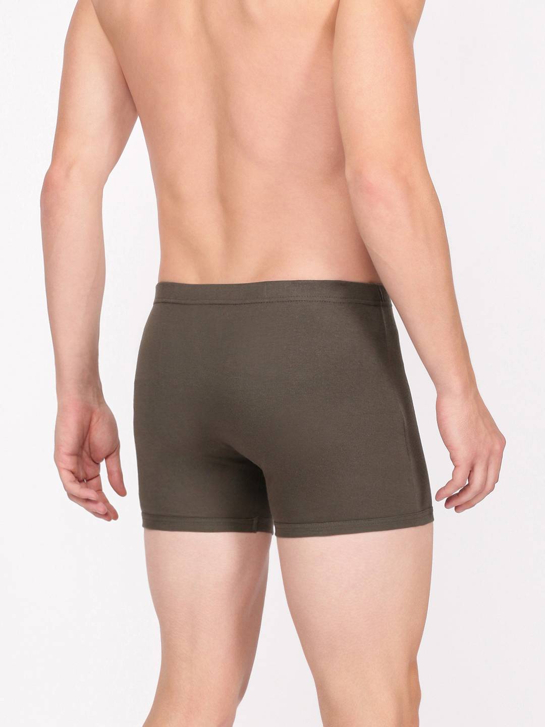 Compact Cotton Rib Solid Boxer Brief With Soft Inner Waistband And Neo Fresh Finish