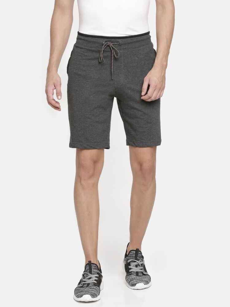 Super Combed Cotton Rich Loop Knit Jogger With Derby Rib Waistband, Dual Zipper Pockets