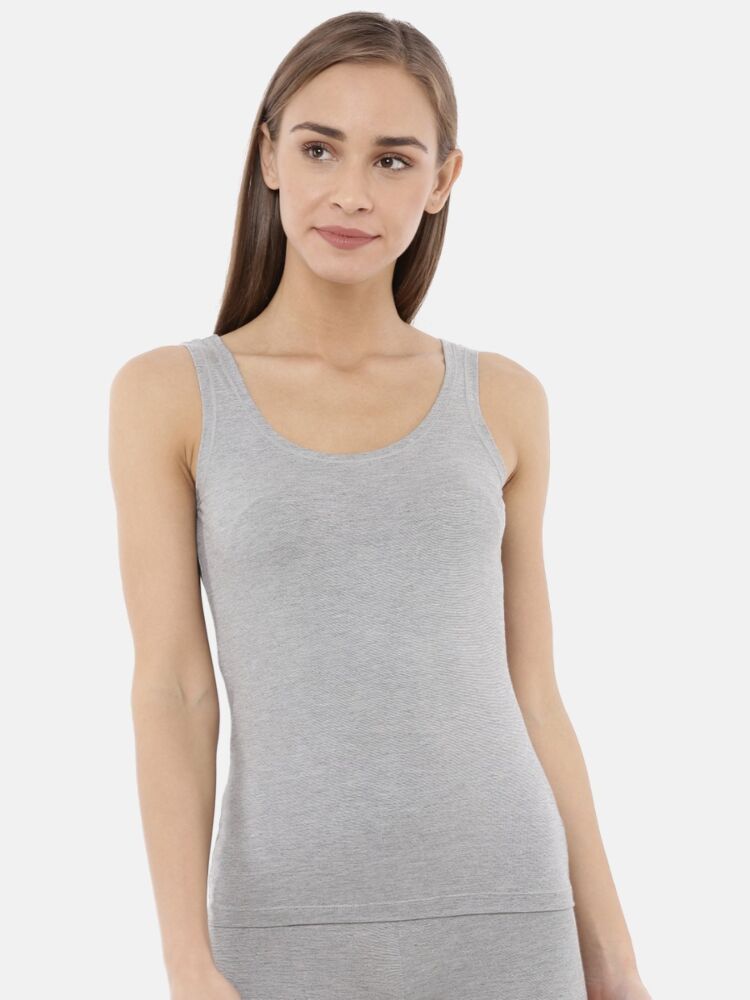 Women's Microfiber Super Soft Lightweight Stretch Broad Shoulder Thermal Camisole with Staywarm Technology