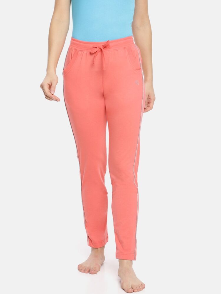Women's Soft Cotton Rich Comfort Pants with Side Pockets for Everyday Wear