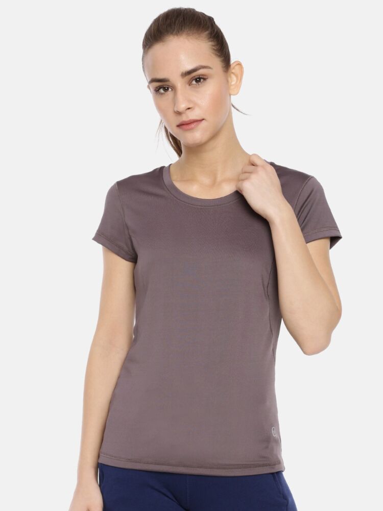 Women's Soft Cotton Rich Active Tee with Half Sleeves for Stylish Look