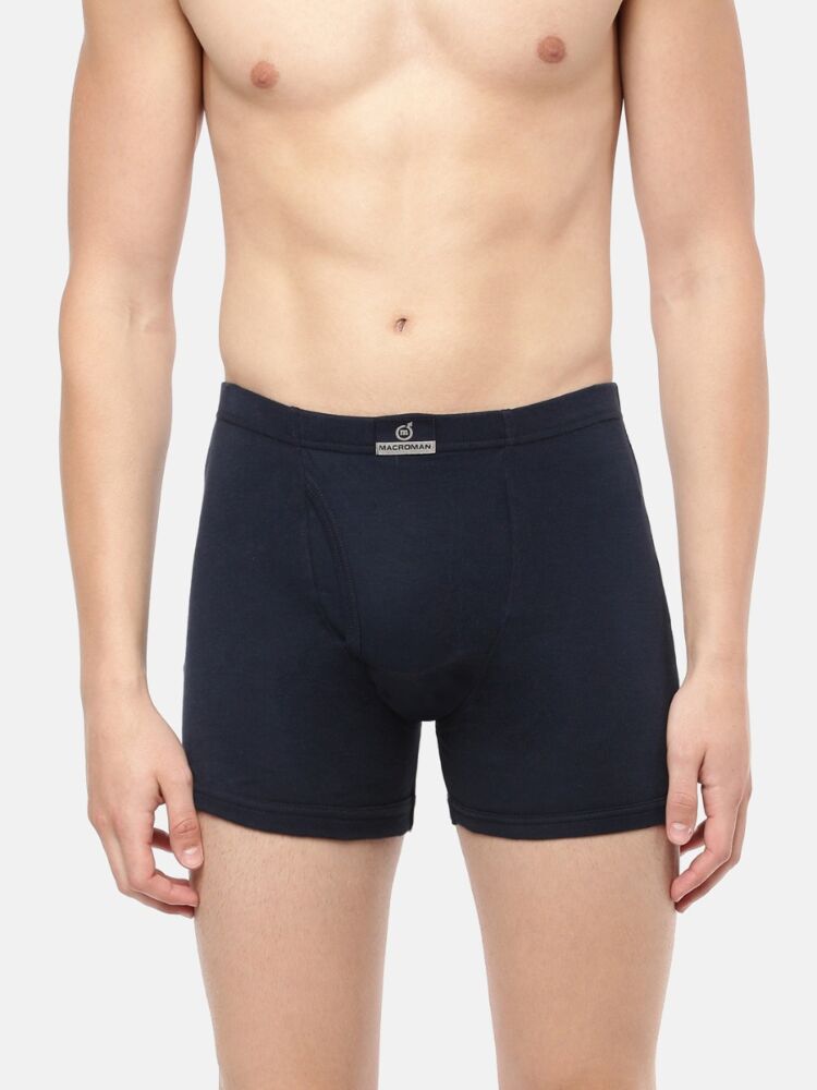 Compact Cotton Rib Solid Boxer Brief With Soft Inner Waistband And Neo Fresh Finish