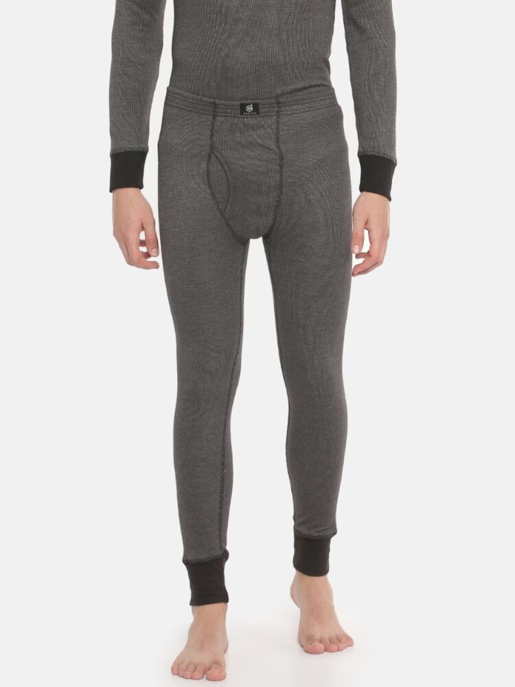Cotton Viscose Blend Double Knit Thermal Long Pants For Comfortable Warmth