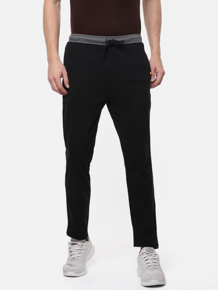Combed Cotton Rich Regular Fit Track Pant With Dual Side Pockets