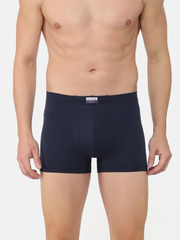 Men's Trunks in Cotton Stretch Breathable Fabric with Elastic Waistband for Added Comfort