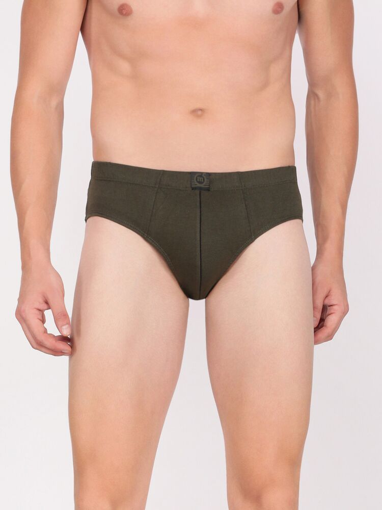 Men's Brief in Premium Compact Cotton with Classic Fit and Double